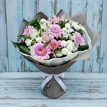 Букет цветов из:  Герберы, Альстромерии и Хризантемы в Боготоле