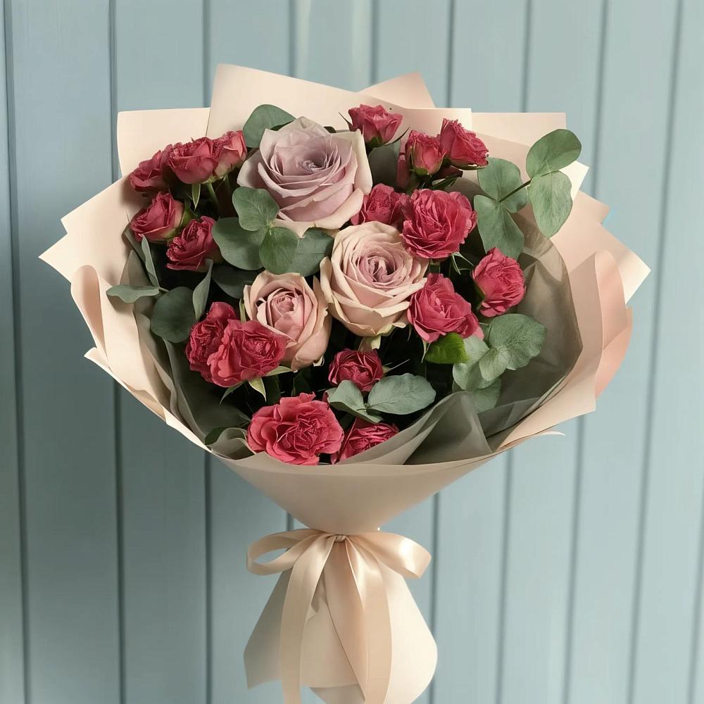 Букет цветов из: Гвоздики и Розы в Боготоле