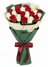 Букет Микс из красных и белых роз #REPLACE_PRED# Боготоле
