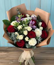Букет цветов из:  Розы и Альстромерии в Боготоле