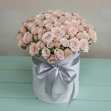 Цветочная композиция из Розы в шляпной коробке в Боготоле