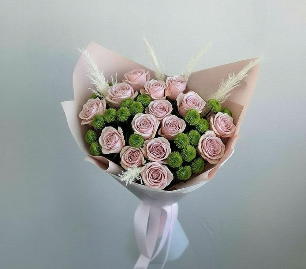 Букет цветов из: Розы и Хризантемы в Боготоле