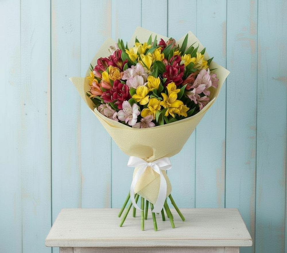 Букет цветов из: Альстромерии в Боготоле