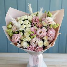 Букет цветов из:  Альстромерии и Розы в Боготоле